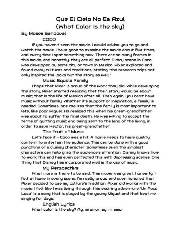 Exploring What Color Is The Sky Song Lyrics